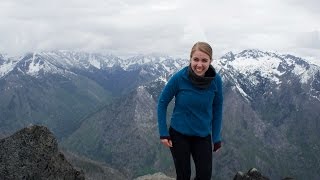 Fourth of July Creek to Icicle Ridge  May 20 2016 [upl. by Wilkison]