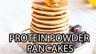 Vanilla Protein Powder Pancakes without Bananas [upl. by Frangos]