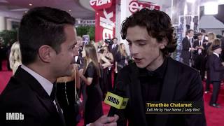 Timothée Chalamet Talks About His Rise to Critical Fame  2018 GOLDEN GLOBES [upl. by Aroc]