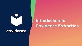 An introduction to data extraction with Covidence [upl. by Queston]