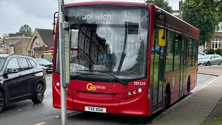 YX11 AGUGo Ahead London 2011Reg ADL Enviro200Ex Firstbus London [upl. by Drawde]