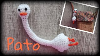 🪿🪿 Pato 🪿🪿 para anudar en el bolso  Crochet o ganchillo [upl. by Sadnac]