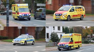 Einsatz über Funk Einsatzfahrten zusammenschnitt von der FURW 2 der Berufsfeuerwehr Bremen [upl. by Kerrison]