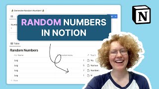 How to Generate Random Numbers in Notion [upl. by Hoag16]