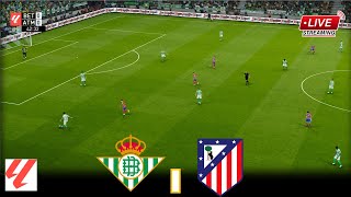 🔴LIVE REAL BETIS VS ATLETICO MADRID  SPAIN LA LIGA eFootball 2021 GAMEPLAY [upl. by Rik]