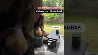 🇷🇺Istri Rusia dapat kiriman dari Mbah Putri 🇮🇩 [upl. by Byrn]