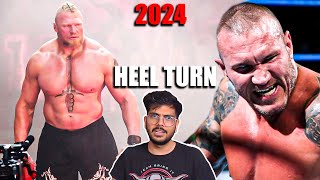 2024 Heel Turns ft Brock Lesnar and Randy Orton in WWE [upl. by Anividul]