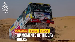 Trucks Top moments  Stage 6  Dakar2023 [upl. by Marylinda]