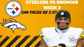 Unofficial Steelers Podcast Steelers Vs Broncos week 2  QB Controversy Incoming [upl. by Tram]