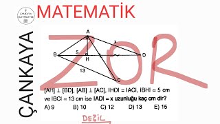 DİK ÜÇGEN  PİSAGOR BAĞINTISI diküçgen [upl. by Neelhtac]