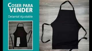 Coser para Vender │Delantal Ajustable [upl. by Naejarual501]