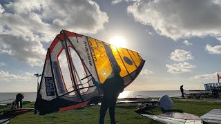 ICFA windsurf worlds day 4 The startboat crash🙈🙈🙈 [upl. by Yspyg]