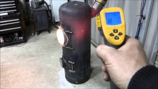 Fantastic Waste oil Stove Heater in Action Unbelievable Heat [upl. by Marice]