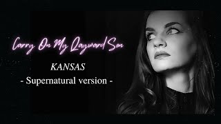 Kansas  Carry On My Wayward Son  Supernatural Female Acoustic Cover by Diary of Madaleine [upl. by Girhiny445]