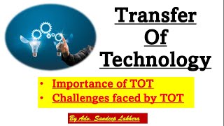 Importance of Transfer of Technology  in Hindi technologytransfer [upl. by Steffie548]