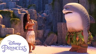 Moana amp Maui Silly Moments  Disney Princess [upl. by Hgielra]