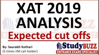 XAT 2019 analysis  Expected cutoff  Individual college cutoff through XAT [upl. by Zzahc662]