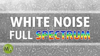 White Noise with the Full Spectrum of Frequencies Tinnitus Relief Aid Block Out Distracting Sounds [upl. by Bergren769]