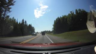 Drive through Manistique Michigan Partially 07032013 [upl. by Annoed]