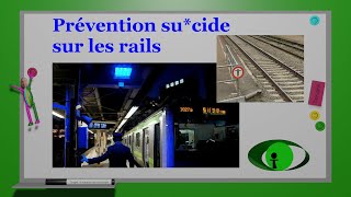 Prévention suicide sur les rails 112024 [upl. by Wendolyn]