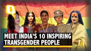 Meet India’s 10 Iconic Transgender Achievers Who Scripted History  The Quint [upl. by Arebma219]