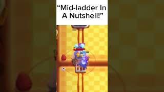 Midladder in a nutshell 😂 clashroyale clashroyaleshorts clashroyalememes shorts supercell cr [upl. by Cleodell860]