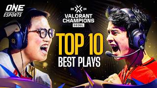 The 10 BEST PLAYS of VCT Champions Seoul SO FAR [upl. by Ardyce]