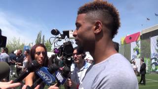 Interview w Giants 1st Round Pick Odell Beckham Jr [upl. by Ally58]