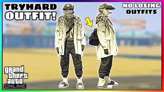 Black Joggers Invisible Torso Glitch Tryhard Modded Outfit No Transfer GTA Online [upl. by Faun]