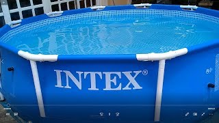 Como eu Limpo a Minha Piscina INTEX [upl. by Garcon973]