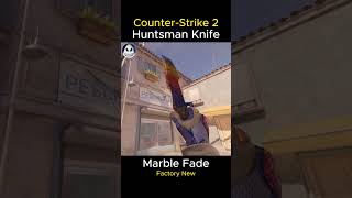 HUNTSMAN KNIFE  Marble Fade 2024  Factory New FN  Skin Showcase  Animation CS2 [upl. by Eillac]