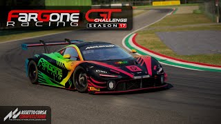 FarGone Racing  GT Challenge Season 17  Round 8  Imola [upl. by Ulyram]