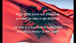 Albanian National Anthem  quotHymni I Flamuritquot SQEN [upl. by Afas]