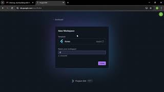 Project IDX Google  Demo  Creating A Flutter App [upl. by Werra]