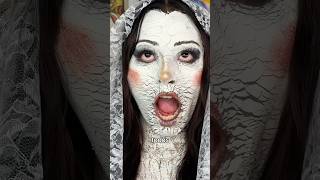 MUÑECA DE PORCELANA ROTA😱🧸 Día 28 de 31 de Halloween arcilla muñeca doll broken makeup [upl. by Imiaj]