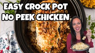 Crock Pot No Peek Chicken Recipe for Perfectly Moist Meat Every Time [upl. by Laurance790]