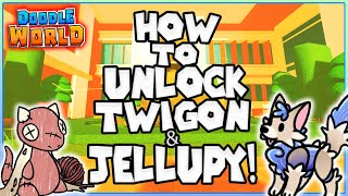 How To Unlock Twigon amp Jellupy Doodle World 2022 [upl. by Bay875]