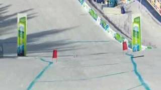 Anja Paerson womens downhill Olympics [upl. by Sigismondo]