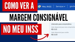 Como ver a Margem Consignável no meu INSS [upl. by Aradnahc]