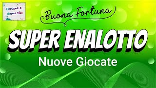 SUPER ENALOTTO Giocate valide dal 21 al 23 Novembre [upl. by Sapphire463]