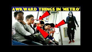 quotMETROquot Prank  awkward train situation dance in metro  3 jokers team [upl. by Macswan]