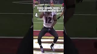 Jacoby Jones Every Kickoff return touchdown in the NFL [upl. by Sewell]