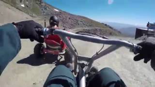 Mountain Carting with GoPro at Cardrona [upl. by Hcone]