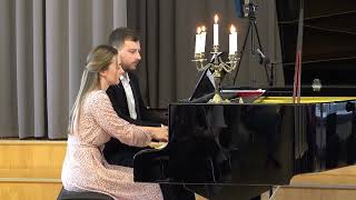 Klaveriduo Vladislav Safarov ja Anna Safarova esinevad Vivaldi [upl. by Nioe]