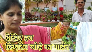 Beautiful terrace garden of Alok jain part 1 ampbonazi zed plat garden [upl. by Mikah]