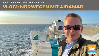 VLOG1 Mit AIDAmar nach Norwegen  Das neue Konzept für geimpfte Gäste  AIDA Cruises [upl. by Helbonia]