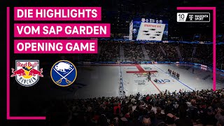 EHC Red Bull München  Buffalo Sabres  Highlights SAP Garden Grand Opening Game  MAGENTA SPORT [upl. by Trebmer]