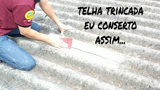 FIZ O CONSERTO DO TELHADO SEM TROCAR A TELHA [upl. by Audy]