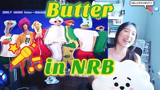 BTS 방탄소년단 Butter in 노래방 🎤🎶 REACTION [upl. by Yona189]