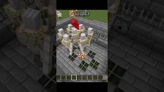 1 Warden vs 9 iron golem minecraftjava minecraftshorts minecraftjava gaming minecraftmemes [upl. by Yanaj659]